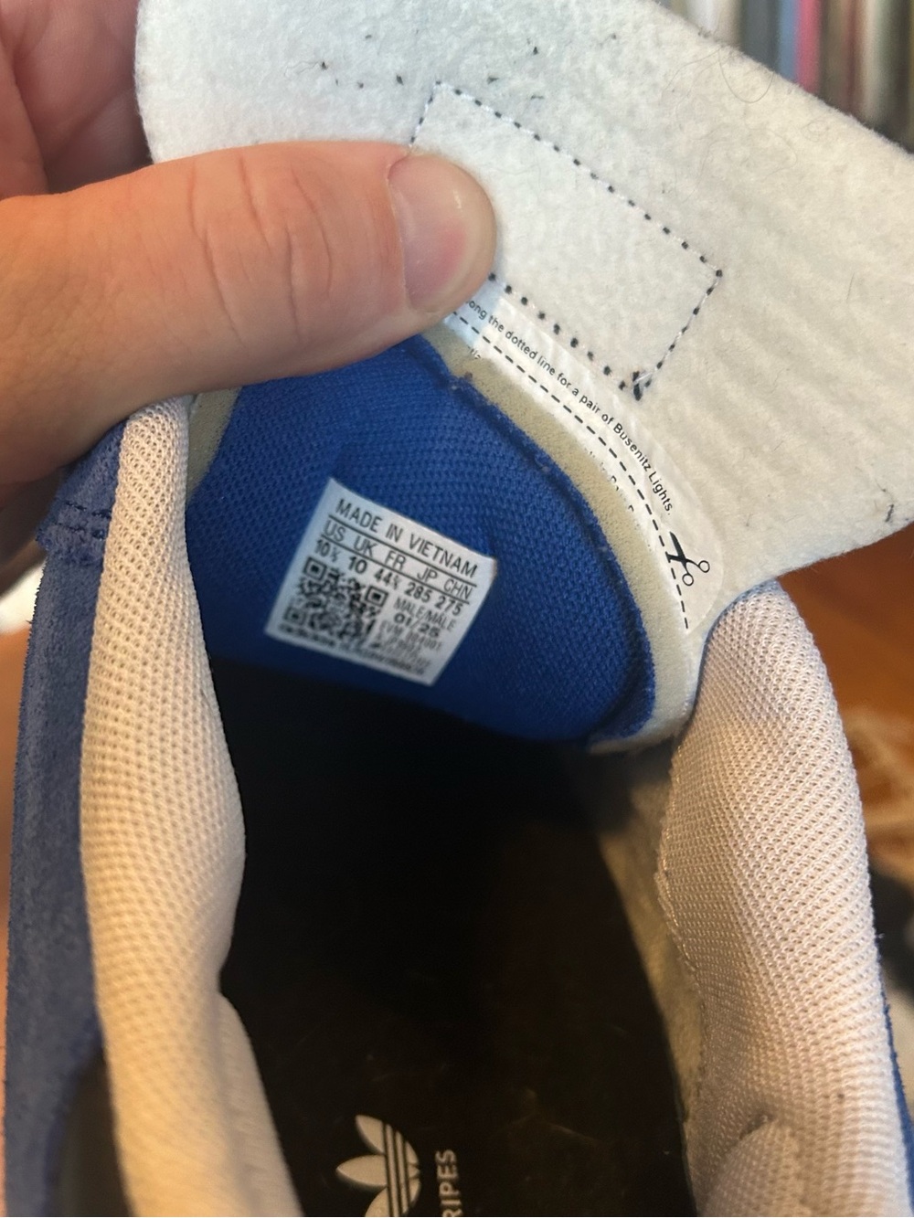 Adidas Skateboarding Busenitz 10.5 Blue - Picture 4 of 5